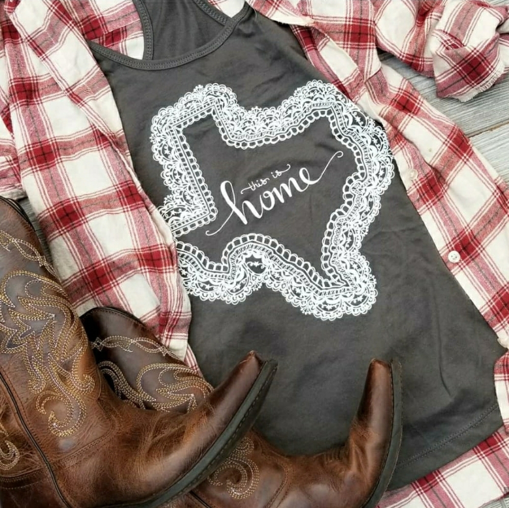 NEW State of Lace Texas V Neck